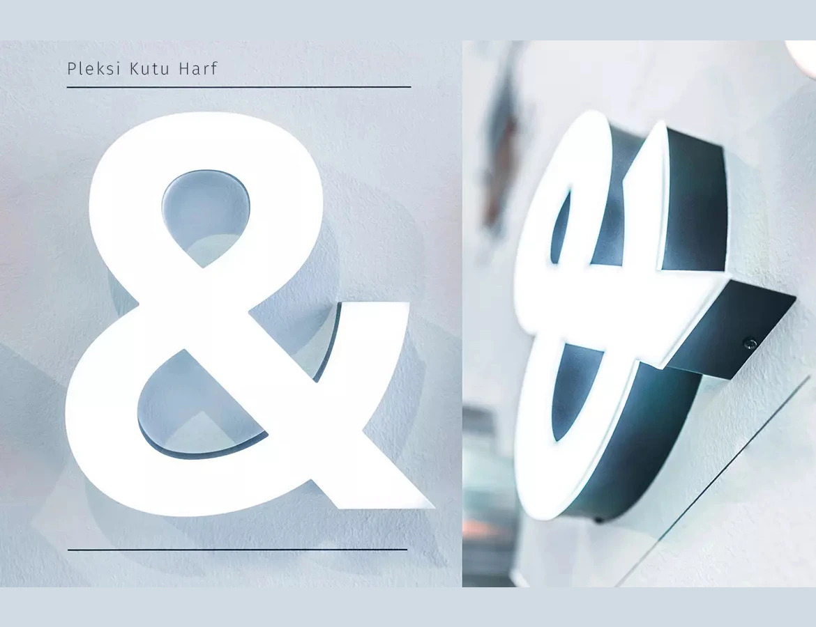 Fileli Pleksi Kutu Harf Model Fiyatı